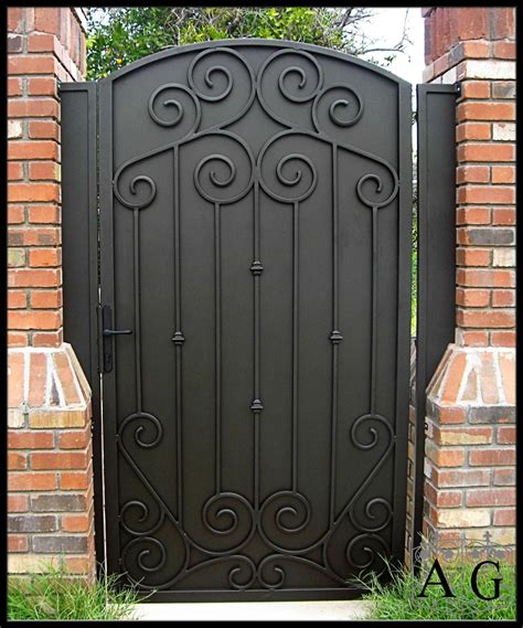 house metal front gate|solid metal gates for yard.